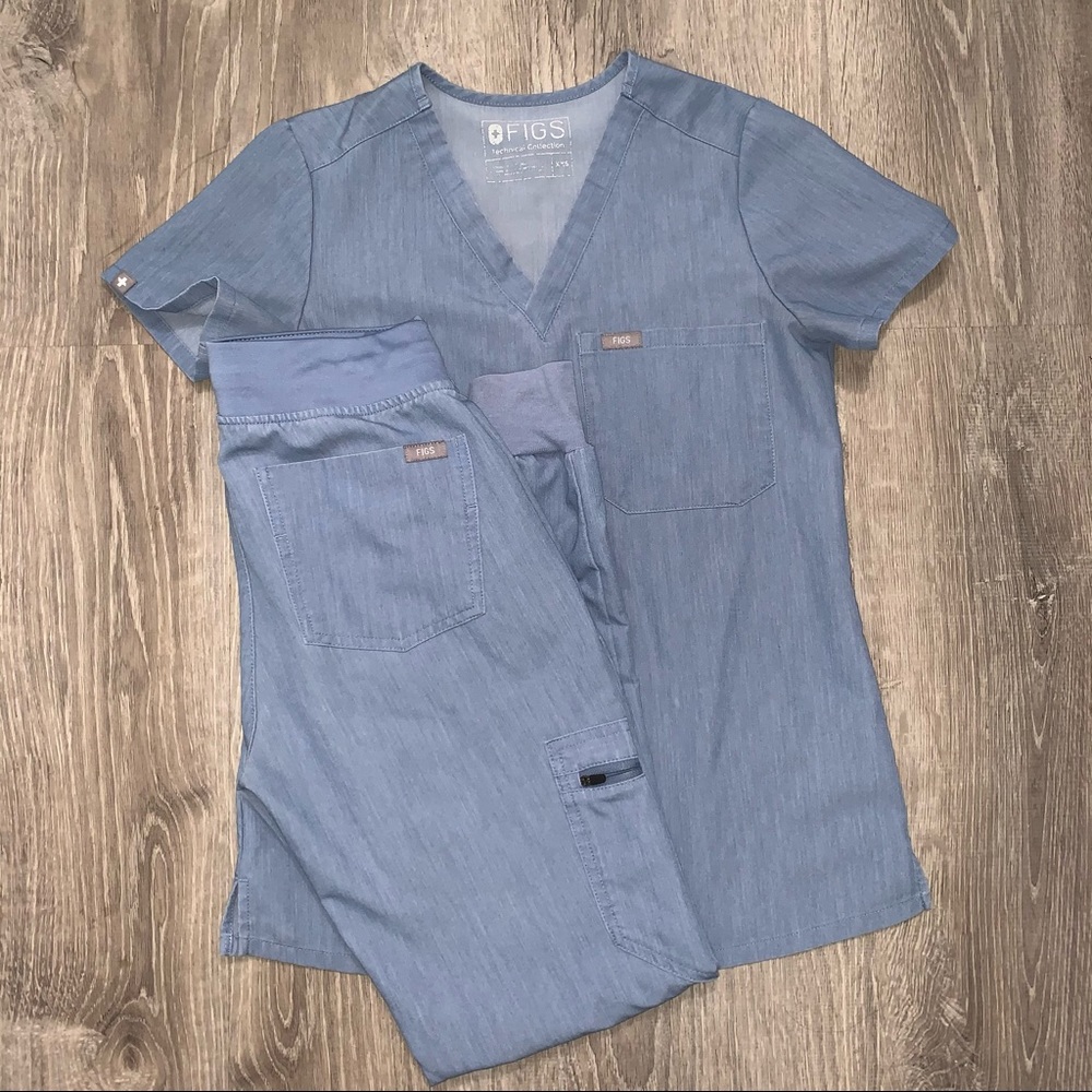 FIGS Heather Indigo SET
